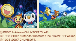 ©2007 Pokémon/CHUNSOFT/ShoPro.©1995-2007 Nintendo/Creatures Inc./GAME FREAK inc. ©1993-2007 CHUNSOFT.