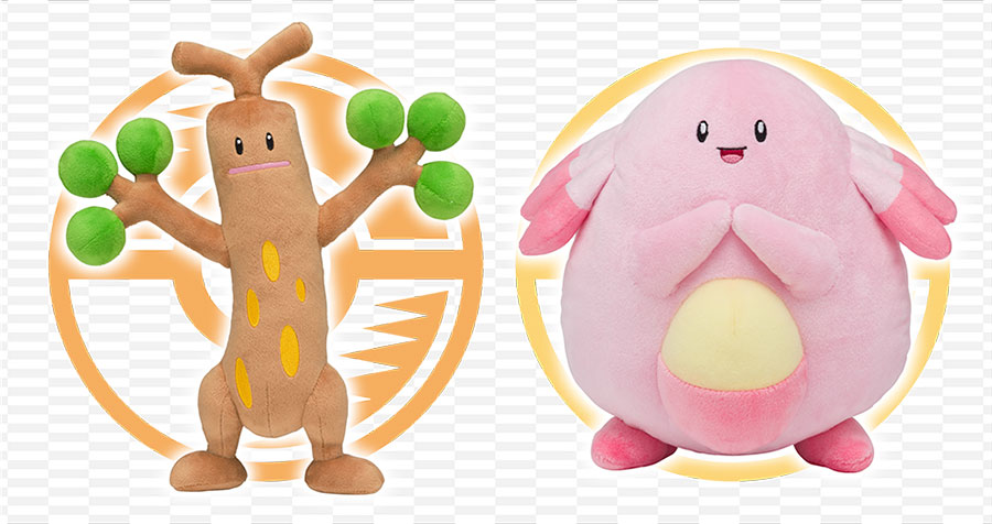 ポケモンセンターのぬいぐるみに ウソッキーとラッキーが仲間入り ポケットモンスターオフィシャルサイト