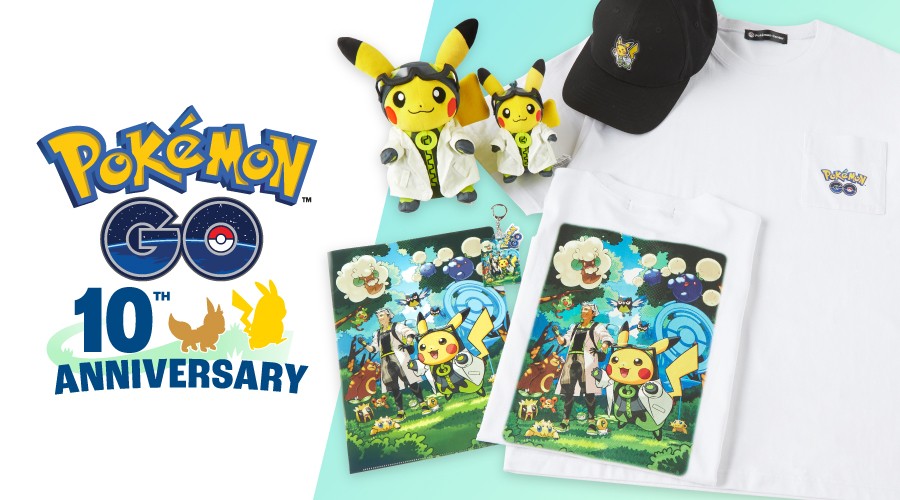 『Pokémon GO』10周年を記念したグッズが、ポケモンセンターに登場！
