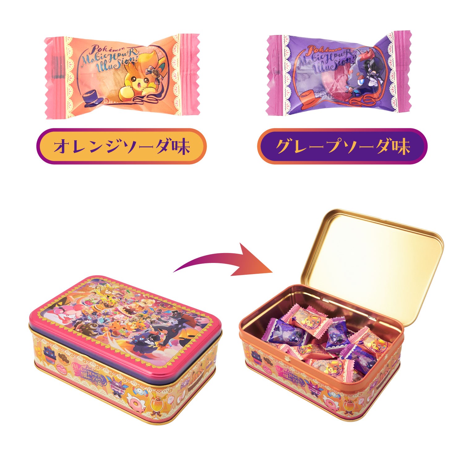 グラデーションキャンディ