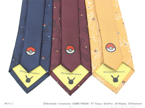 ポケモンネクタイ（大小剣違い）