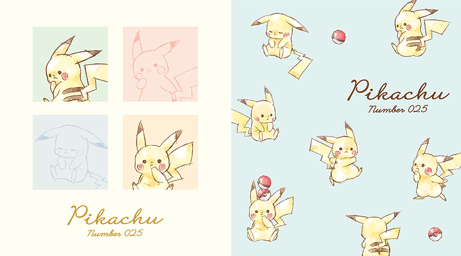 Pikachu number025」シリーズ ピカチュウトータル（カラフル・いっぱい 