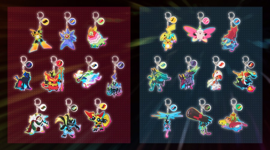 メガシンカポケモン＆メガストーンのキーホルダーが、ポケモンセンターに登場！
