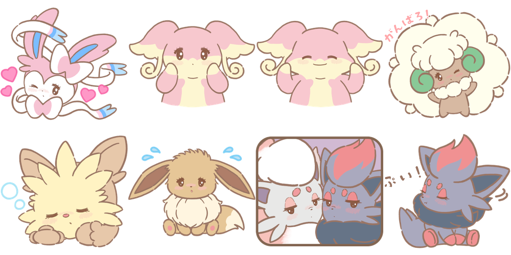 LINEスタンプ「mikko×ポケモン ふわふわな日常」が発売中!