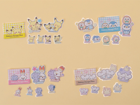 大小2サイズが入ったぷっくりシール