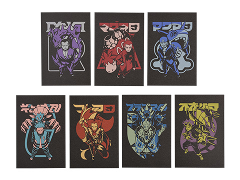 ポストカード7枚セット SECRET TEAMS ポケモン グッズ ボス クリエイター集団「NC帝國」がデザインをした、歴代の敵組織のボスたち