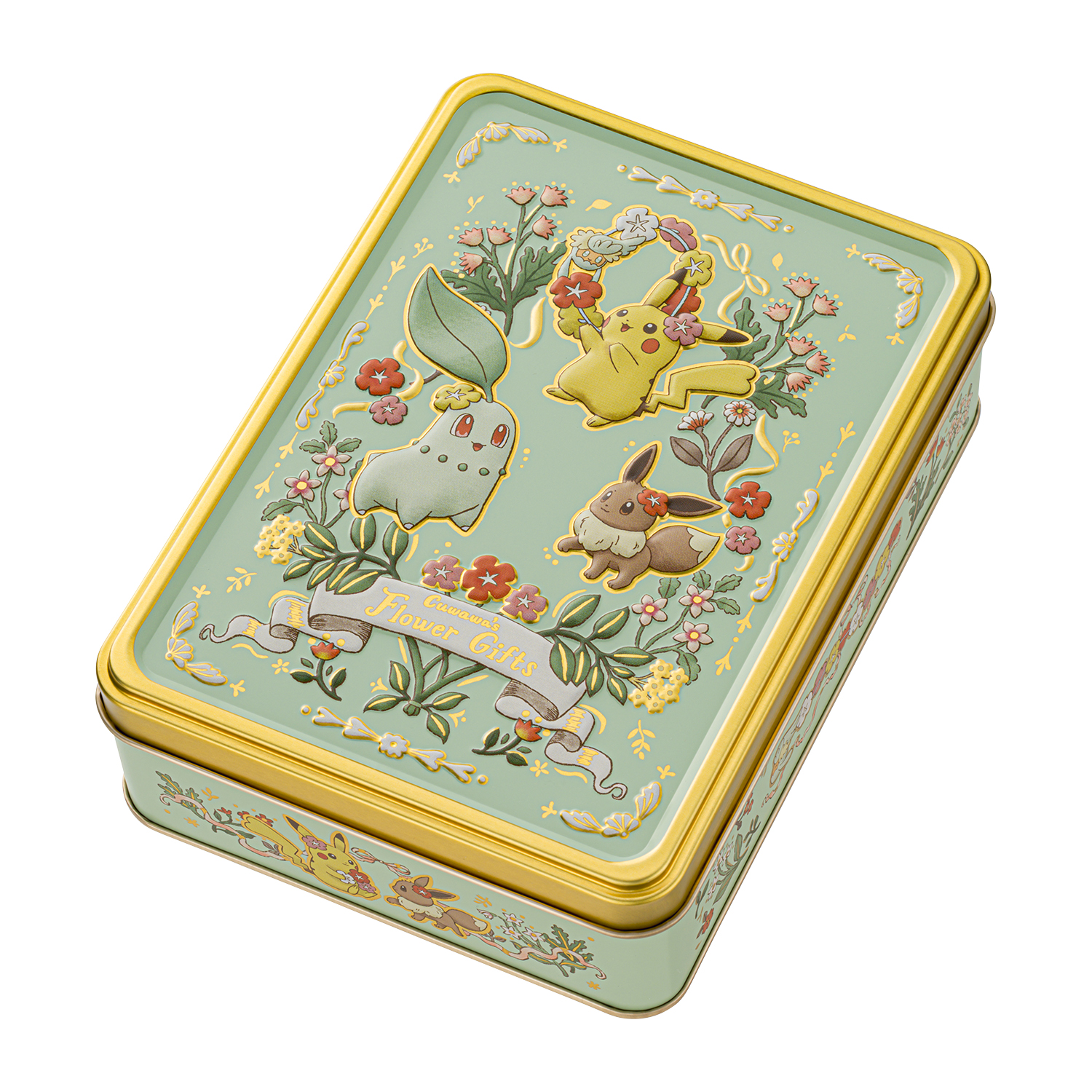 エンボス缶入りカカオサブレアソート Cuwawa’s Flower Gifts