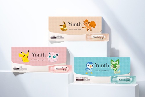 Yunth 三款美容精華推出寶可夢新包裝，9 月 18 日起販售
