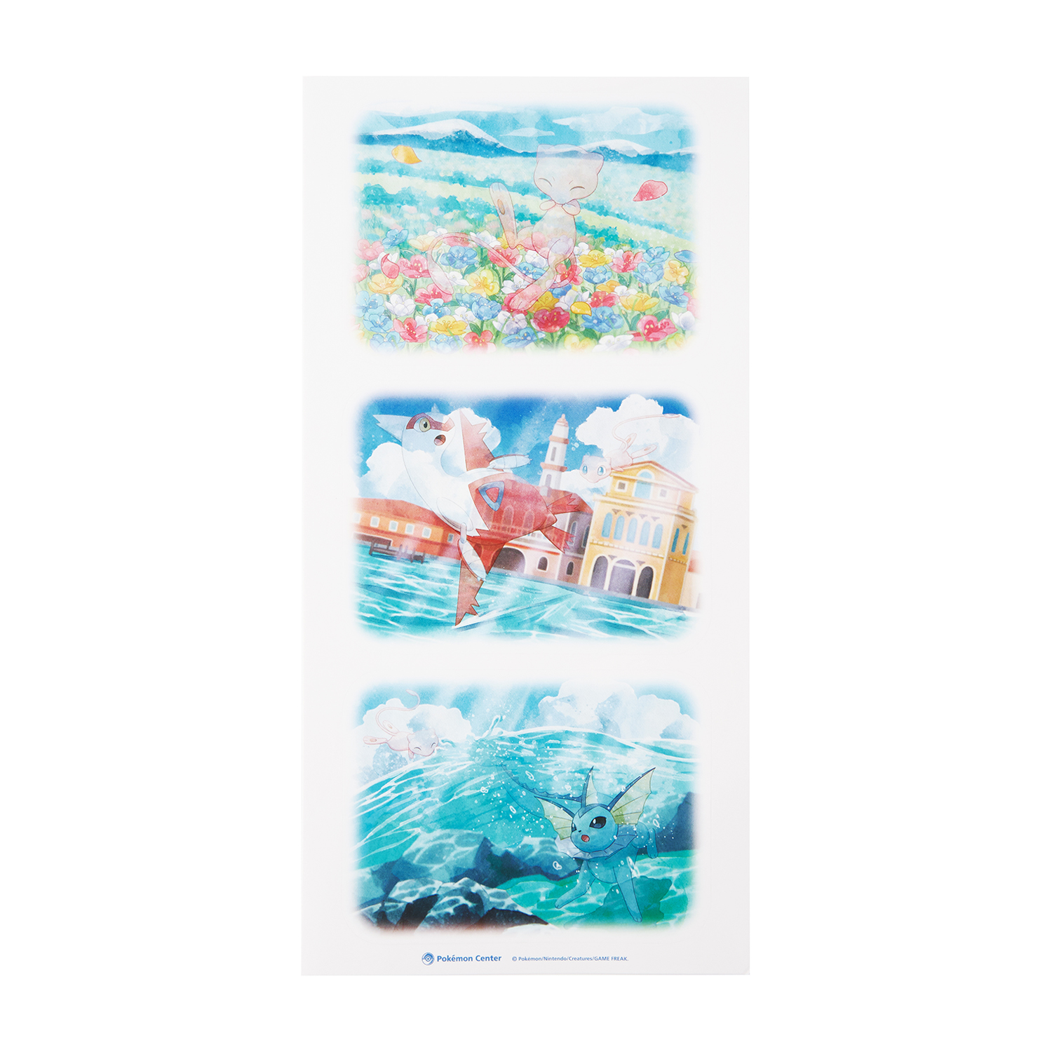 ウォールステッカー ミュウ ラティアス シャワーズ