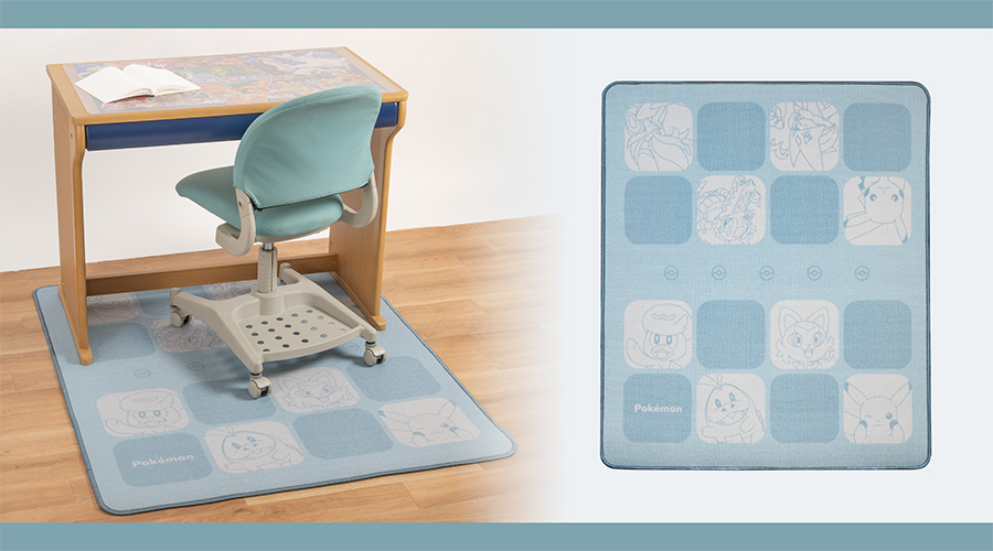 ポケモンデザインのデスクカーペットが登場！
