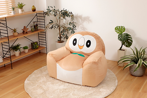 ビーズソファに、モクローのデザインが登場！｜ポケットモンスター
