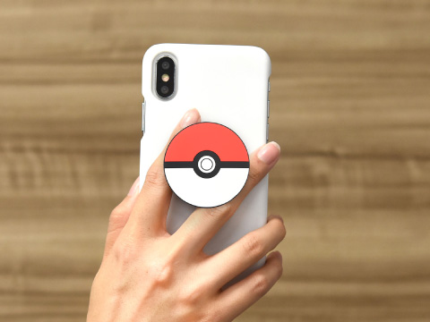 スマートフォン保持のサポートに