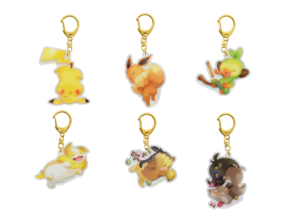 ポケモン みんなおつかれさま アクリルキーホルダー 全６種類