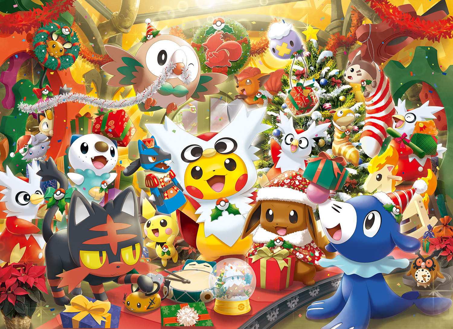 ポケモンセンターに クリスマス ウィンターグッズが登場