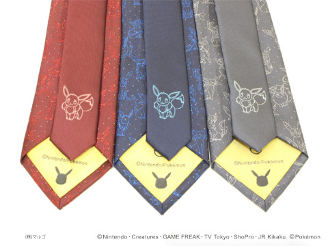 ポケモンネクタイ（大小剣違い）
