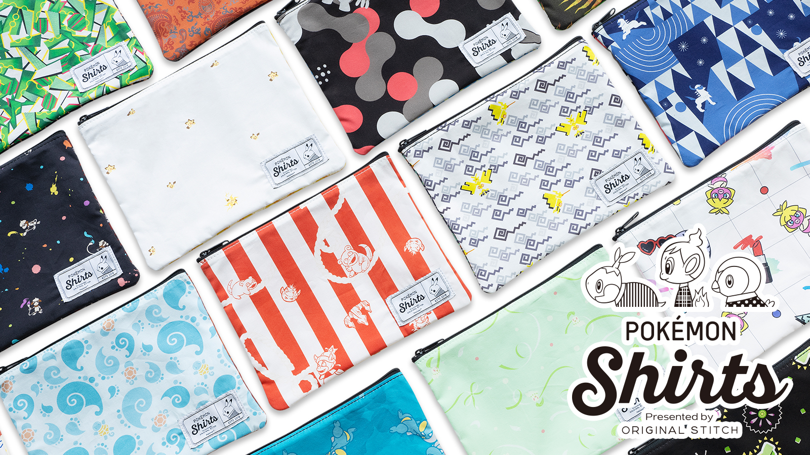 Original Stitch ポケモンシャツ Chari トップス 