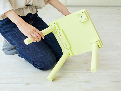 かんたんに組み立てができるよ