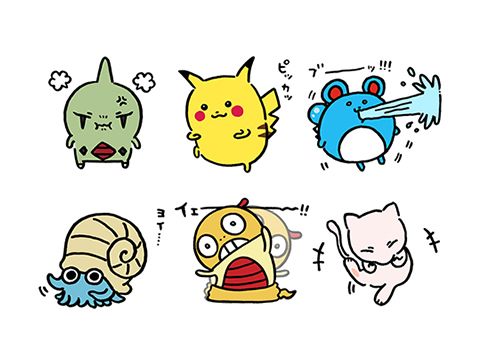 Lineスタンプ 24じかんポケモンちゅう が発売中 ポケットモンスターオフィシャルサイト