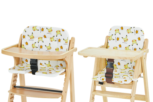 木製ハイ ロー用チェアクッション モンポケ 折りたたみ用チェアクッション モンポケ ポケットモンスターオフィシャルサイト
