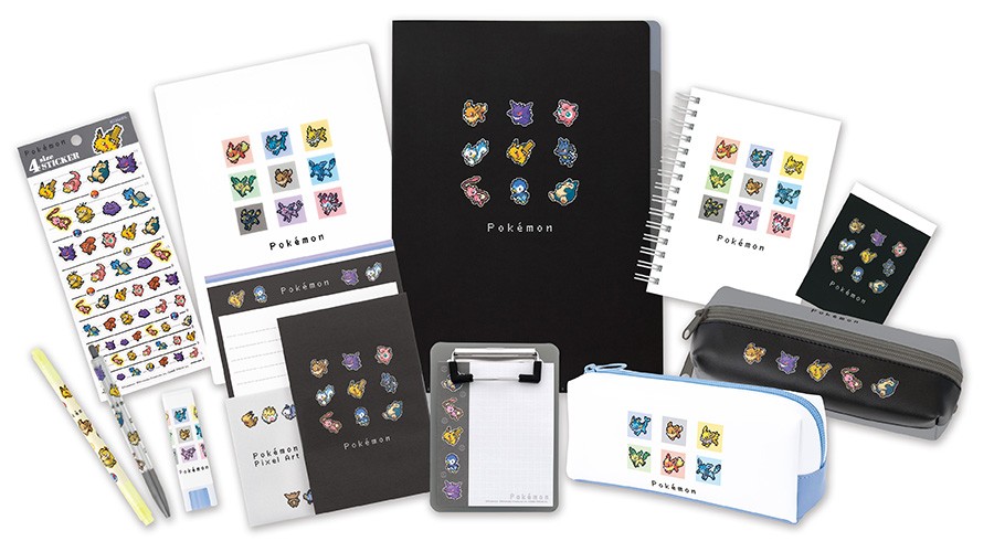 「ポケモン ピクセルアート」の文房具コレクションが登場！