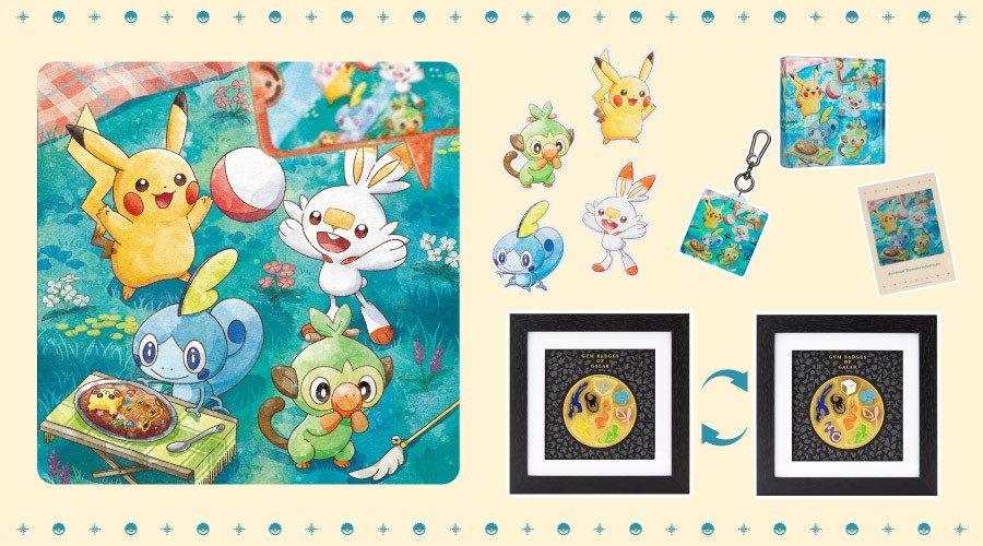 ピックアップテーマ「つながる」のイラストを使用したグッズが、ポケモンセンターに登場！