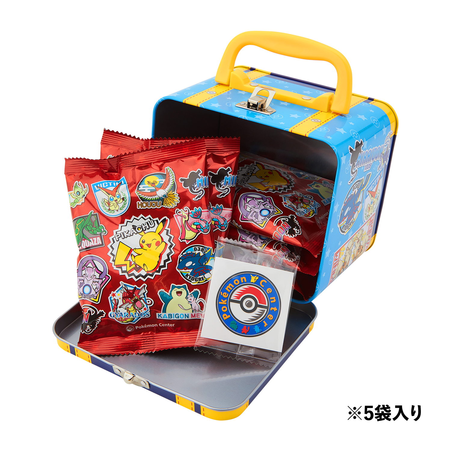 トランク缶入り星型スナック