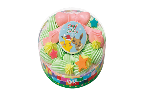 サーティワンから、ピカチュウ＆イーブイのクリスマスケーキが登場