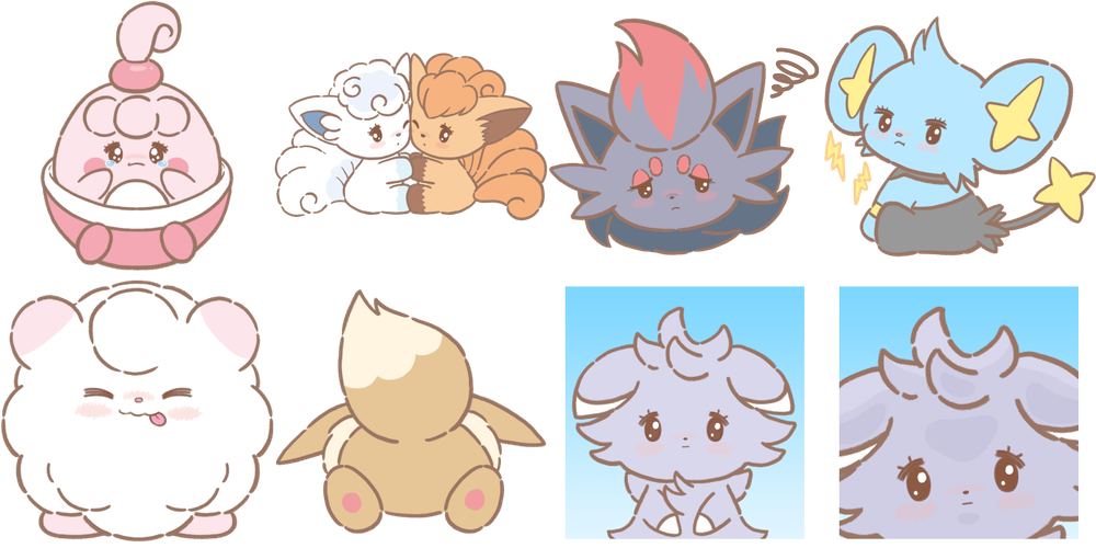 LINEスタンプ「mikko×ポケモン ふわふわな日常」が発売中!