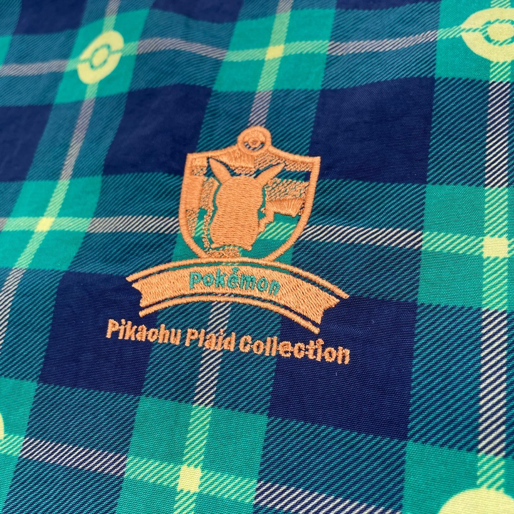 ピカチュウのエンブレム刺繍