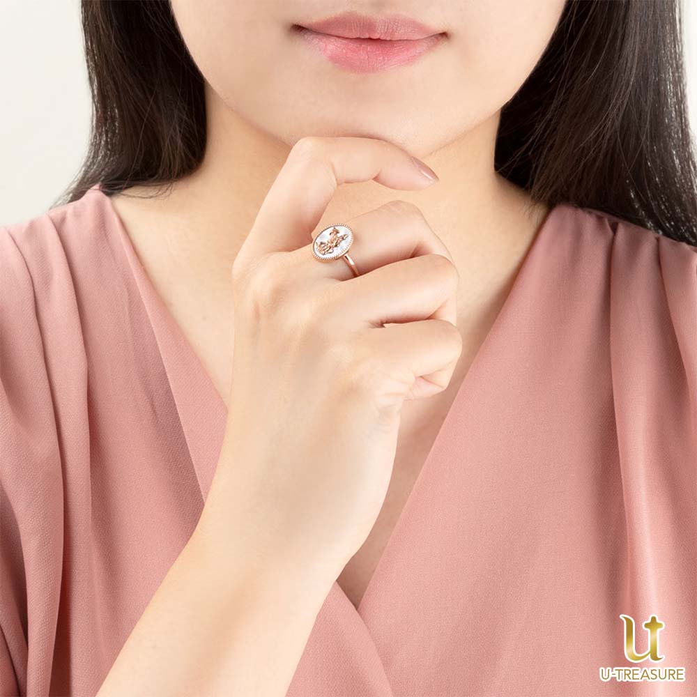 リングの着用イメージ