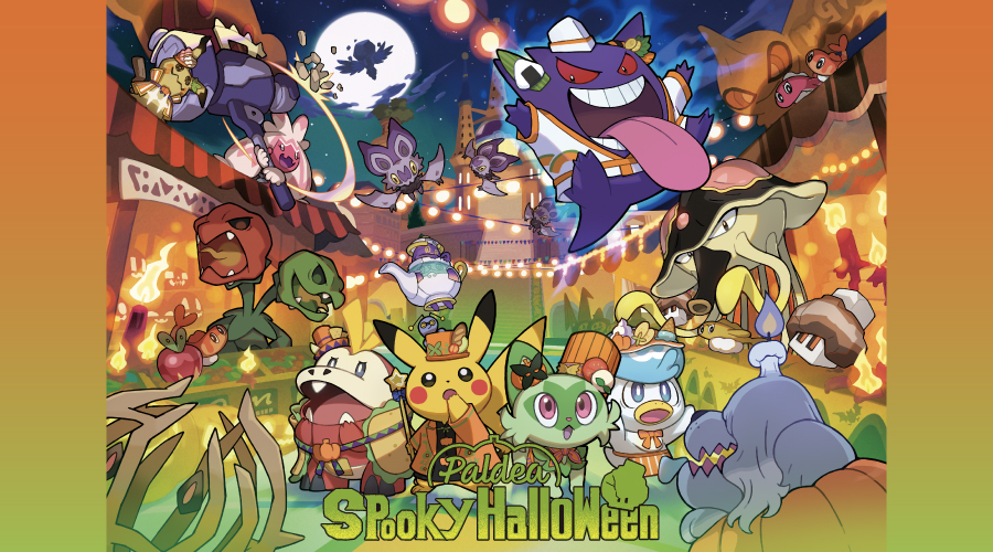 ハロウィンをテーマにしたグッズ「Paldea Spooky Halloween」が、ポケモンセンターに登場！