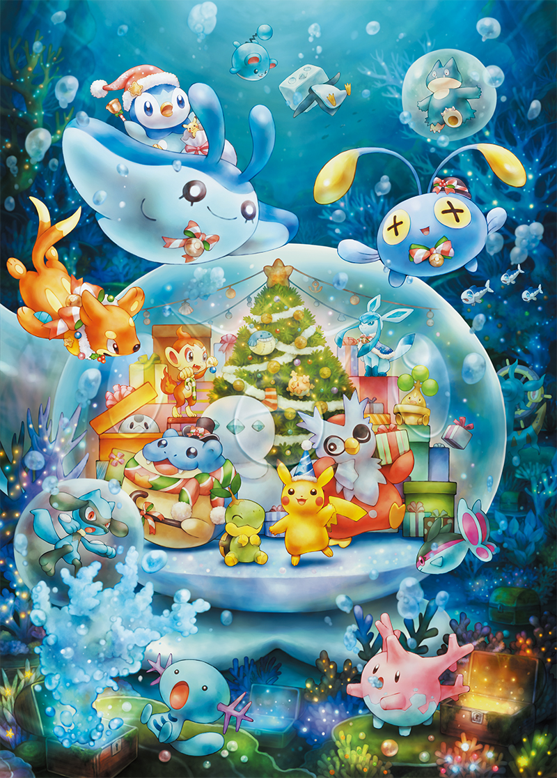 幻想的なクリスマスを描いたグッズが ポケモンセンターに登場 ポケットモンスターオフィシャルサイト