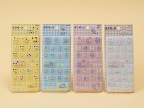 自由にカットできるタイル型シール