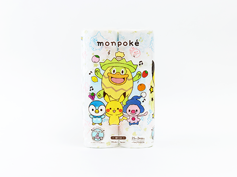 「モンポケ」がデザインされたトイレットペーパーが登場!