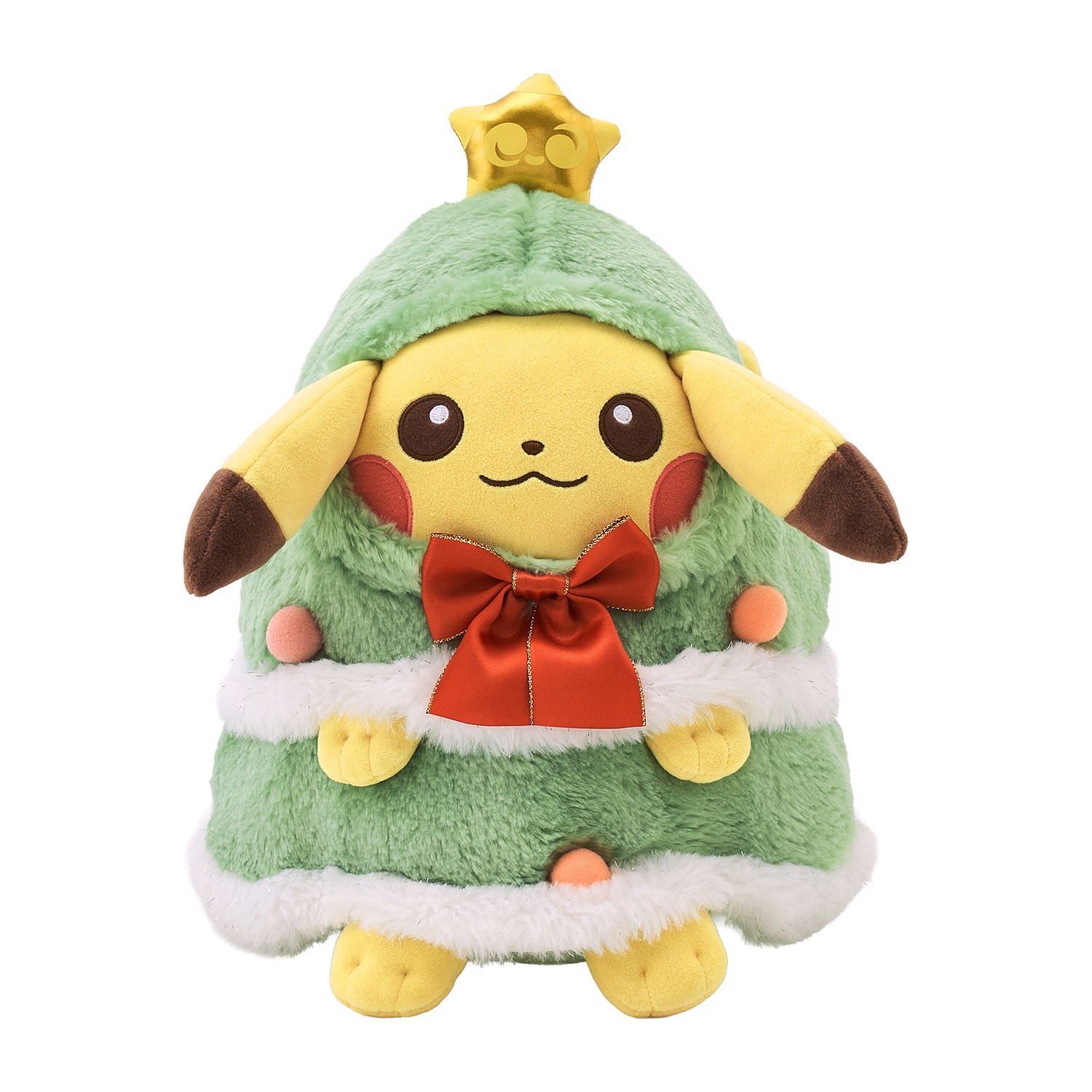 もちふわぬいぐるみ ツリーごっこピカチュウ