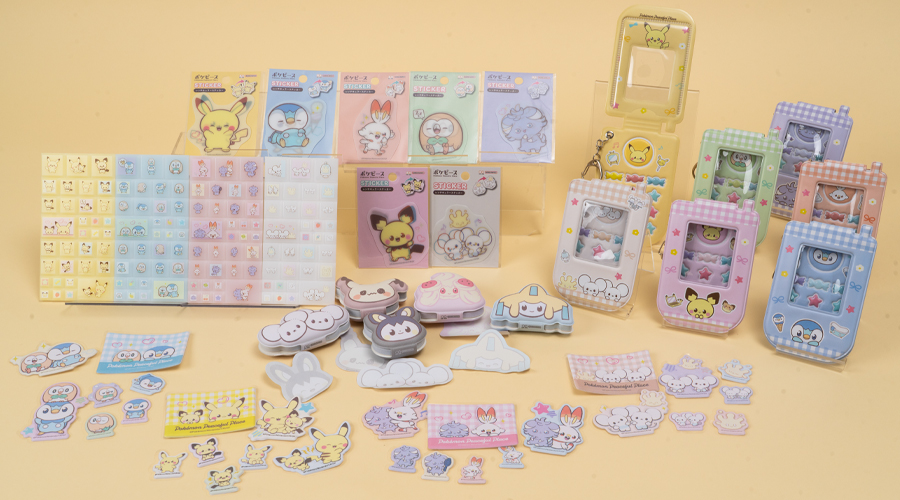 カラフルな色合いがかわいい、ポケピースの文具と雑貨が登場！