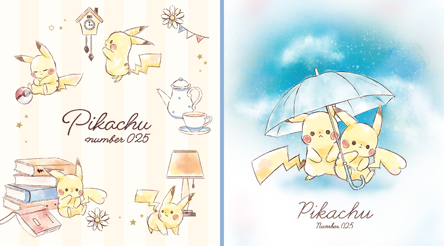 「Pikachu number025」シリーズ　ピカチュウトータル（アフターヌーン・傘）