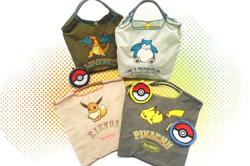 Ball&Chainのショッピングバッグにポケモンの新柄と新作ポーチが登場