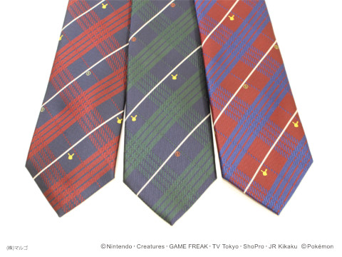 ポケモンネクタイ（大小剣違い）
