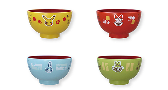 ポケットモンスター フェイス塗汁椀M （ピカチュウ・サルノリ