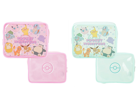 いろいろなポケモンがデザインされた、ポーチ・バッグシリーズが登場