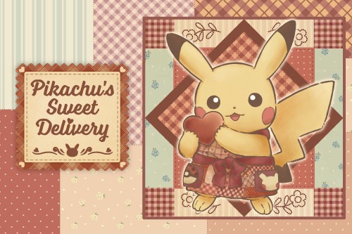 ピカチュウがデザインされたアソートチョコレートやグッズが、ポケモン