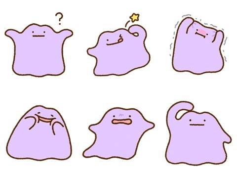 LINEスタンプ「かまって!ぺたっとメタモン」が発売中!