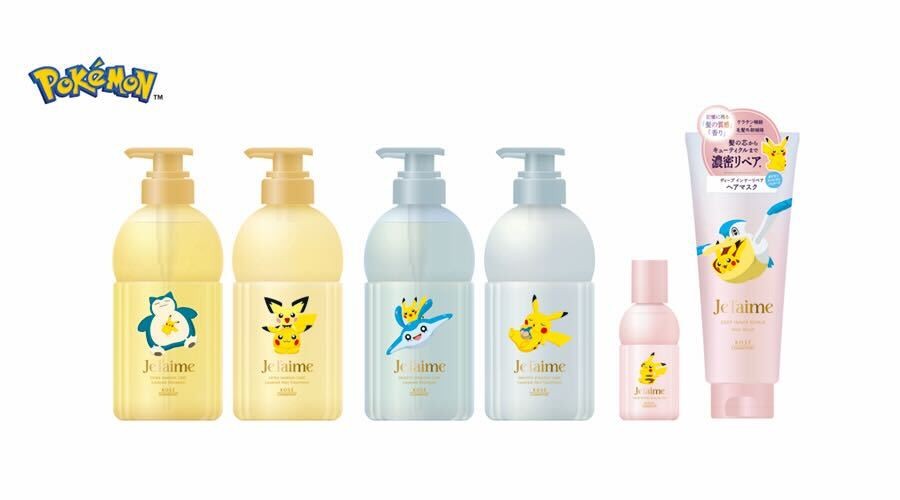 ジュレームから、ポケモンスペシャルパッケージのヘアケア商品が登場！