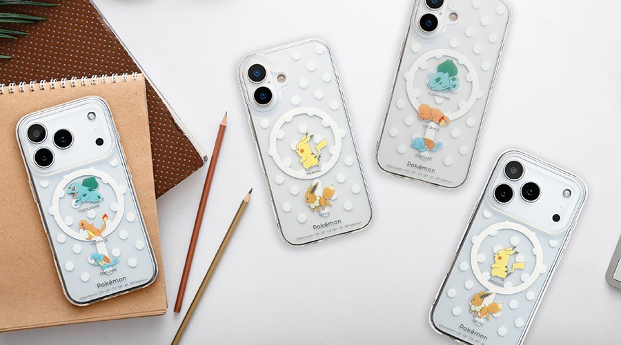 ポケモンデザインのMagSafe対応、iPhone17／17Proケースが登場！