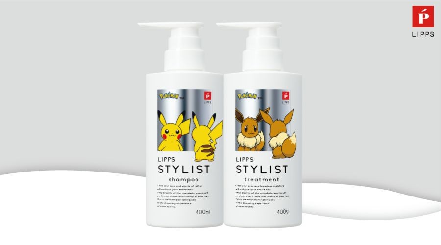 LIPPSから、ポケモンデザインのシャンプーとトリートメントが登場！