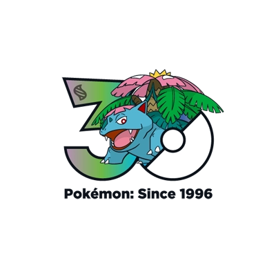 宝可梦 0003 超级妙蛙花 30周年纪念Logo