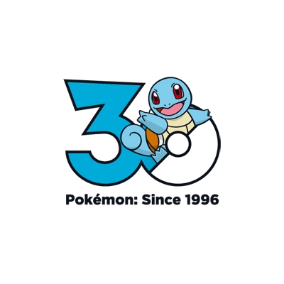 宝可梦 0007 杰尼龟 30周年纪念Logo
