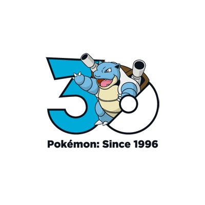 宝可梦 0009 水箭龟 30周年纪念Logo