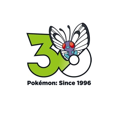 宝可梦 0012 巴大蝶 30周年纪念Logo